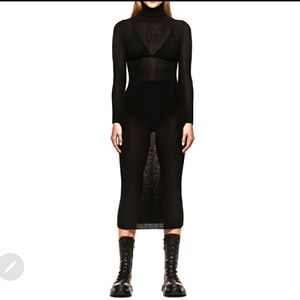 Gorgeous nwt zara ribbed midi turtlneck sweater dress